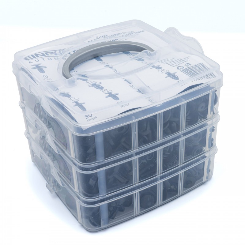 Auto bevestiging clips 620 delig met demontage gereedschap