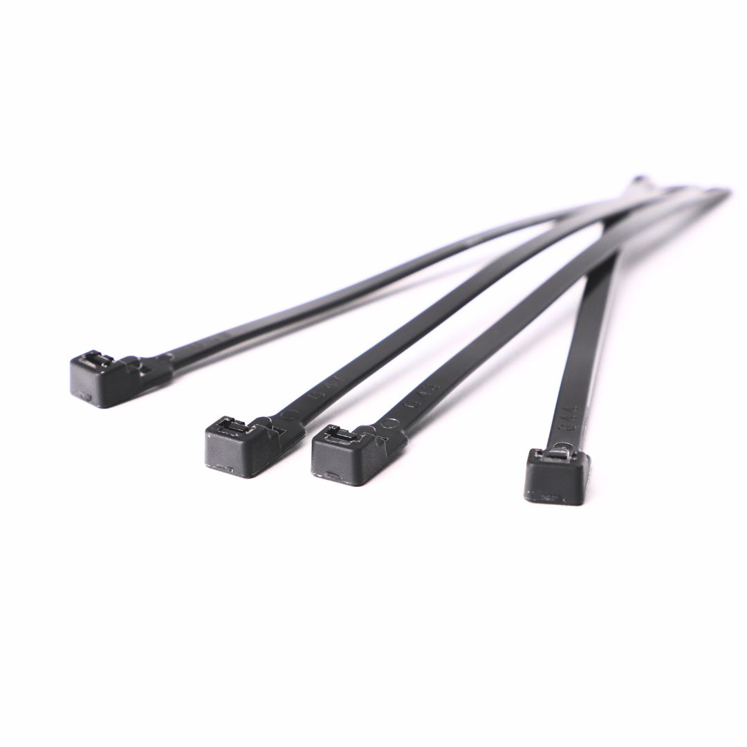 ROAD-TEQ Herbruikbare nylon kabelbinders, formaat: 4,8 x 150 mm, 20 stuks, zwart