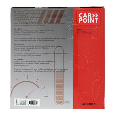 Carpoint Autohoes Polyester XL 490x178x122cm