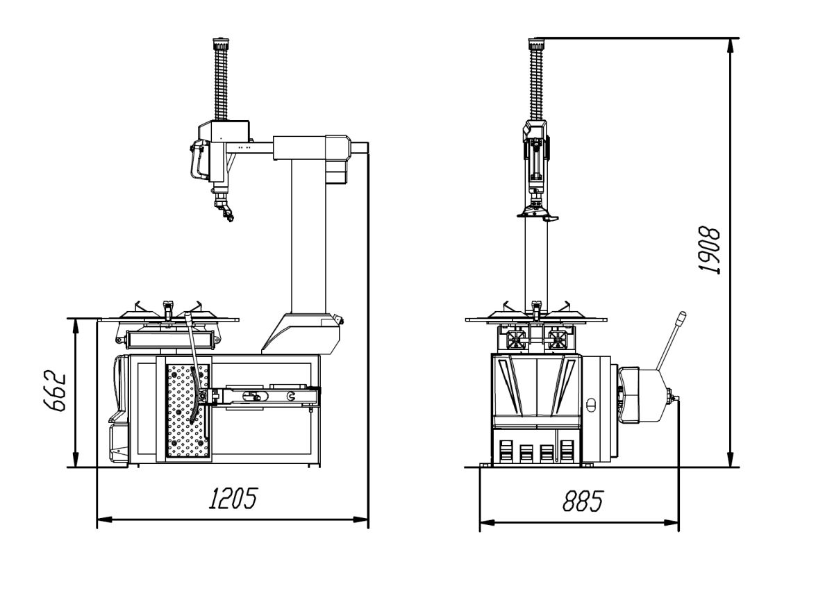 ATH-Heinl M52 Banden monteermachine