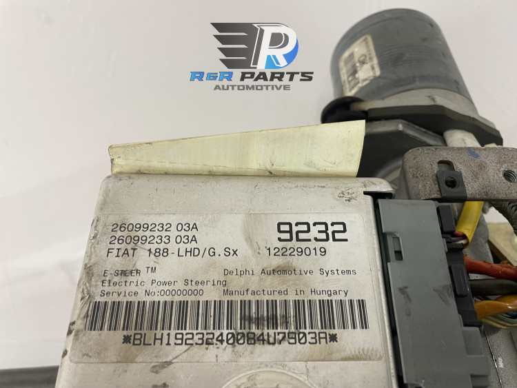Stuurkolom - Elektrisch - Type met stuurverstelling - (Fiat punto II) - OEM: 46558348 46755205 71775550 9232