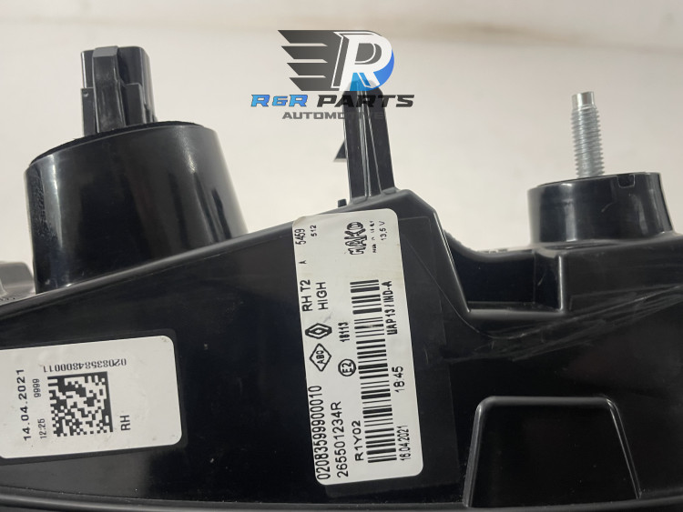 Achterlicht rechts in achterklep - LED - (Renault Captur II) - OEM: 265501234R