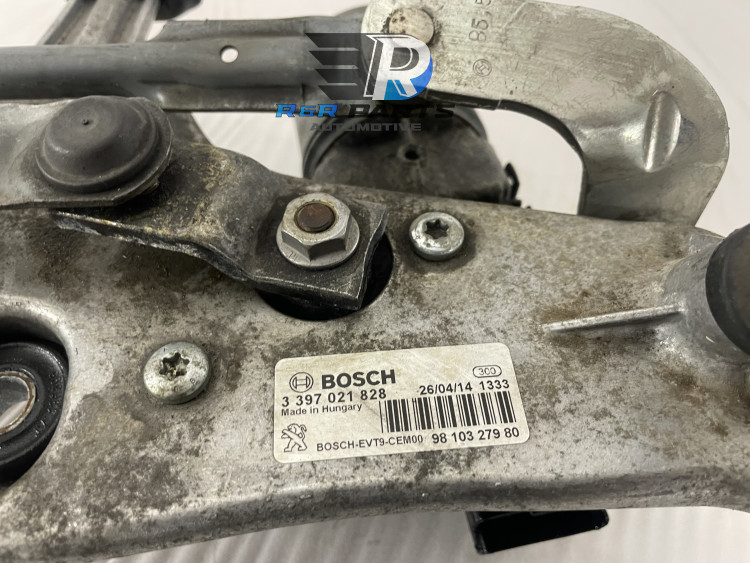 ruitenwissermechaniek + Motor - Peugeot 308 II - OEM: 9810327980 