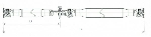 Cardanas - KardanLine - (Mercedes / VAG) - OEM: A9064105306 A9064105306 2E0521101AQ