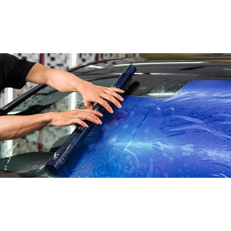 Raam Tint Folie Kameleon Ultra-Blauw 152x200cm, zelfklevend
