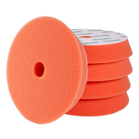 Gecko Polijstpad Medium Oranje 150mm 5st ( Voor Steunplaat 125mm )