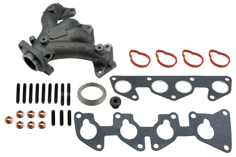 Uitlaatspruitstuk - Met pakkingen - (Renault/Dacia 1.4/1.6)