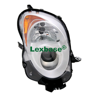 Koplamp rechts - H7/H7 - TYC - Alfa Romeo Mito 09/08-07/15