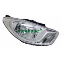 Koplamp rechts - Halogeen H4 - Chroom binnenwerk - Depo - (Hyundai i10)