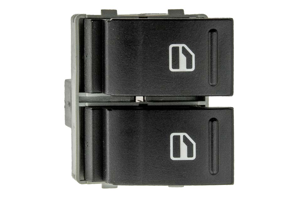 Raamschakelaar - links voor - 2x raam - Zwart - (Vw Transporter T5)