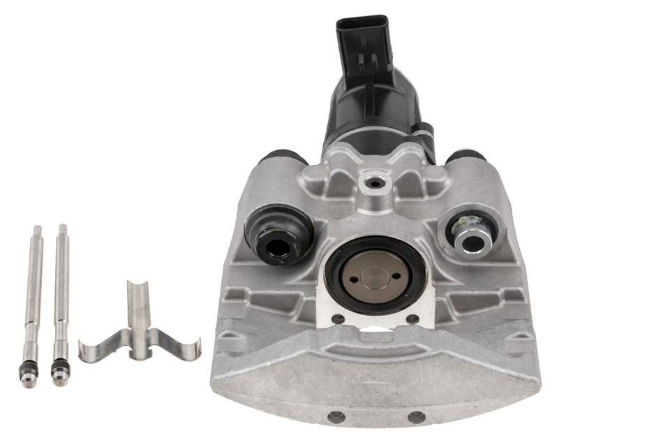 Remklauw rechts achter - Handrem - Elektrisch (Met motor) - NTY - (Tesla Model S 2012-2021) - OEM: 102125000G / 102125000D