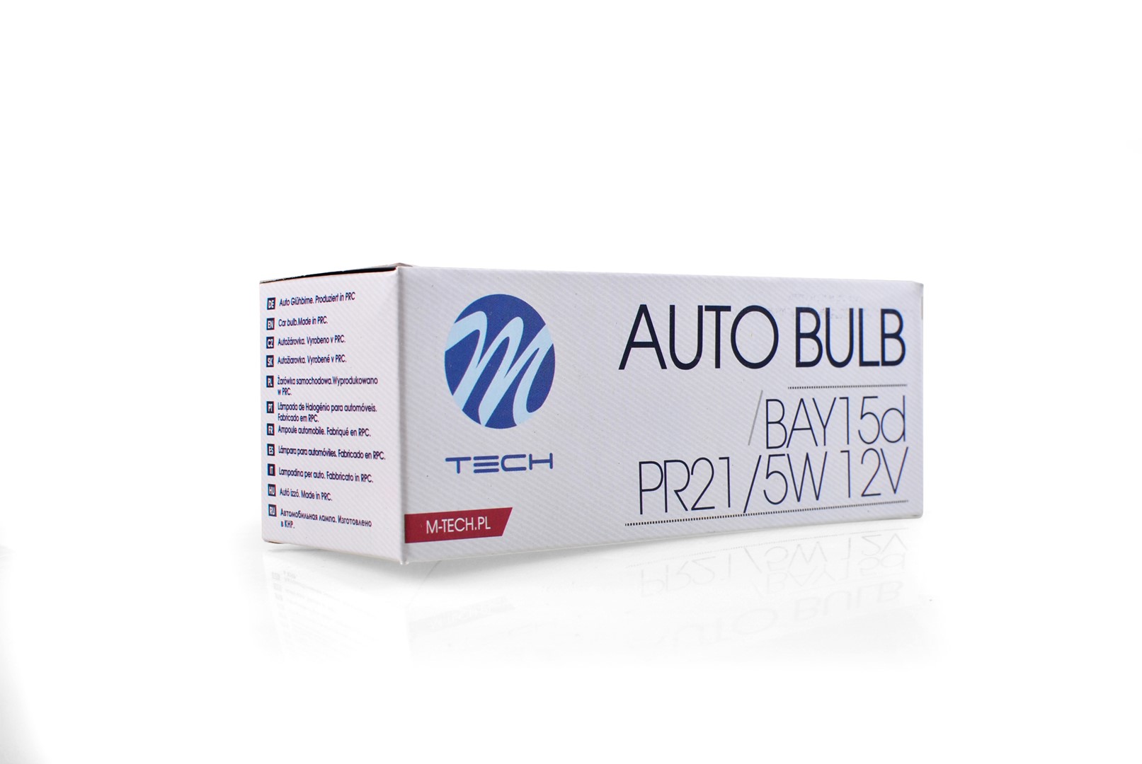  M-Tech PR21/5W 12V - Rood - ( per 10 stuks )