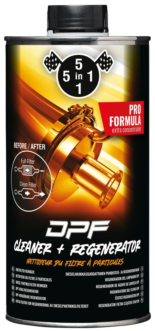 5in1 Roetfilter Reiniger / DPF Cleaner Regeneratie Pro 1ltr