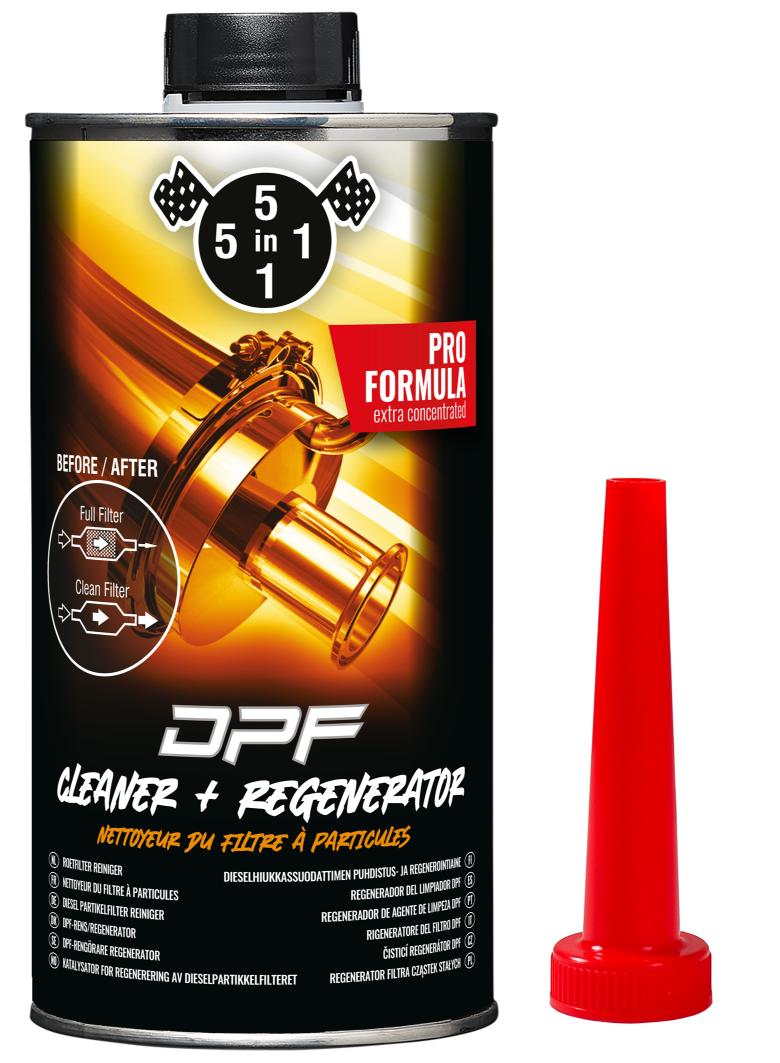 5in1 Roetfilter Reiniger / DPF Cleaner Regeneratie Pro 1ltr