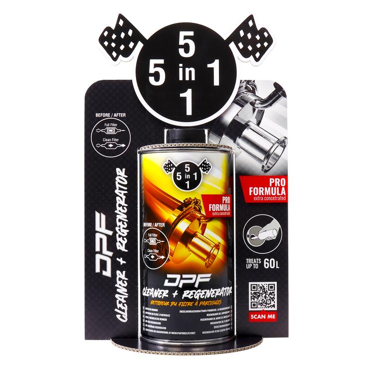 5in1 Roetfilter Reiniger / DPF Cleaner Regeneratie Pro 1ltr