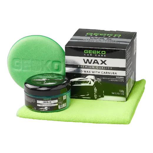 Gecko Harde Wax 150ml incl. Microvezeldoek en Spons Giftbox
