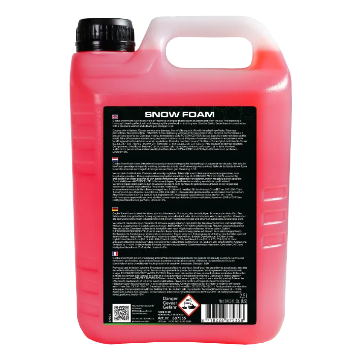 Gecko Snow foam 2.5L