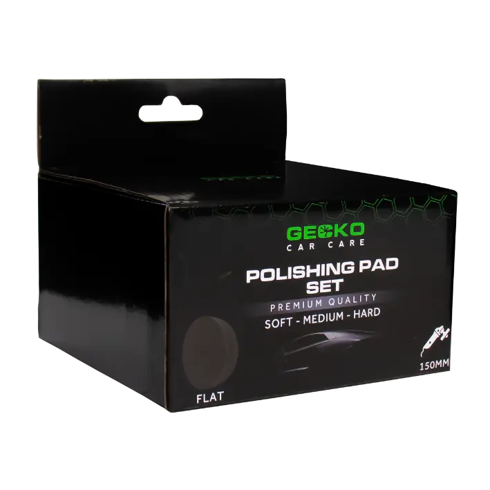 Gecko polijstpads/poetspads 150mm 3pcs/set