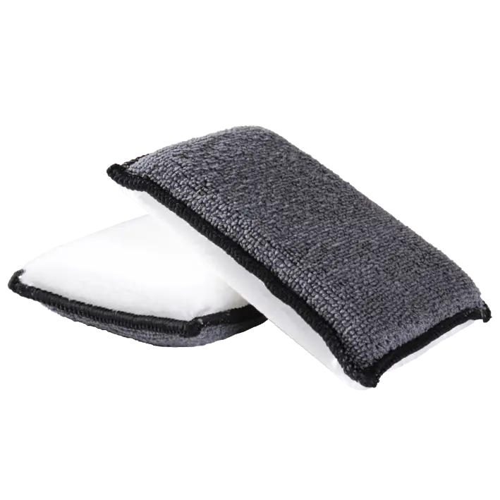 Gecko 2in1 Interieur Microvezel & Fleece Spons 13cm x 9cm x 2,5cm