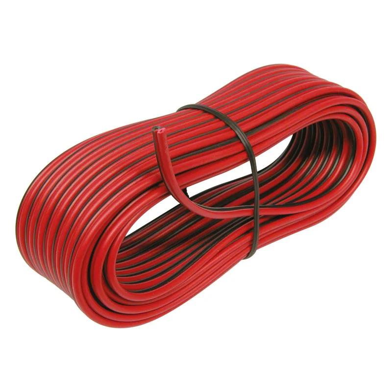 Carpoint Luidsprekerkabel 0,75mm² 10m - Zwart/Rood
