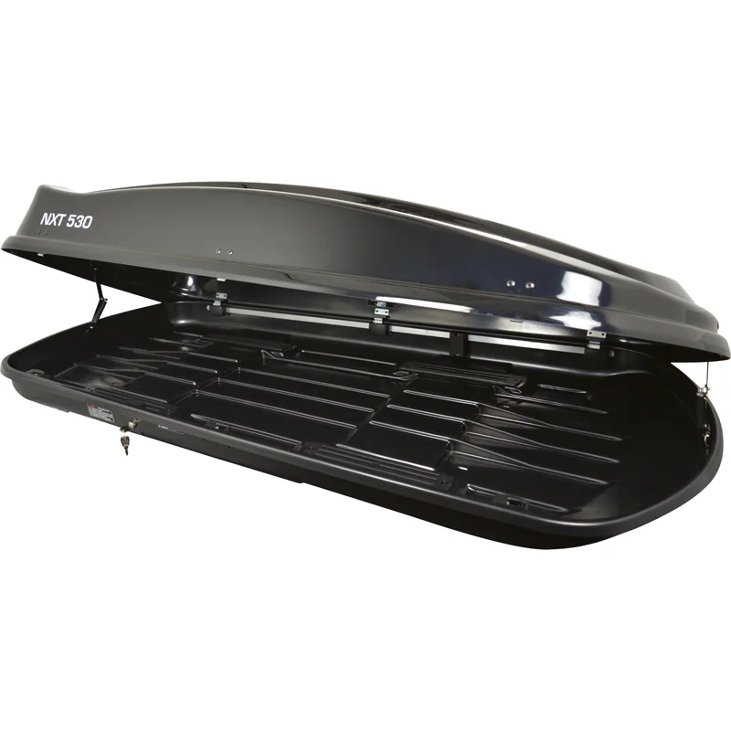Twinny Load Dakbox NXT 530 Liter Glanzend-Zwart 201x90x40cm (Dubbelzijdig)