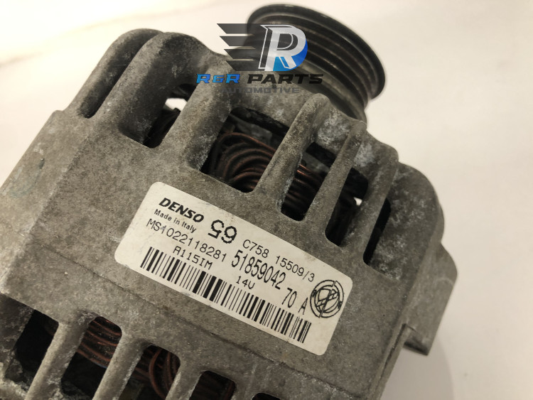 Dynamo - 70A - (Fiat Doblo/Punto/Panda/500 / Alfa Mito / Ford Ka II) OEM: 51700670 51700675 51859042 71794211	